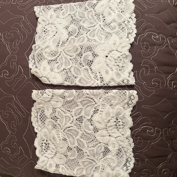 Lace Leg Garters White - NWOT - never worn - Picture 4 of 6